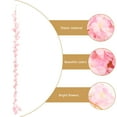 thumbnail image 4 of Guirnalda de flores artificiales de cerezo para colgar, color rosa, 4 of 5