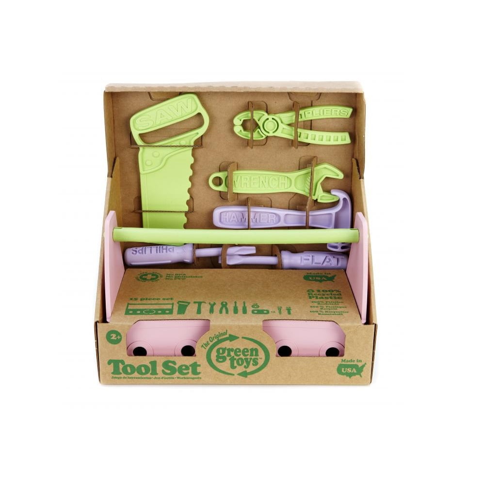 pink tool set for toddlers