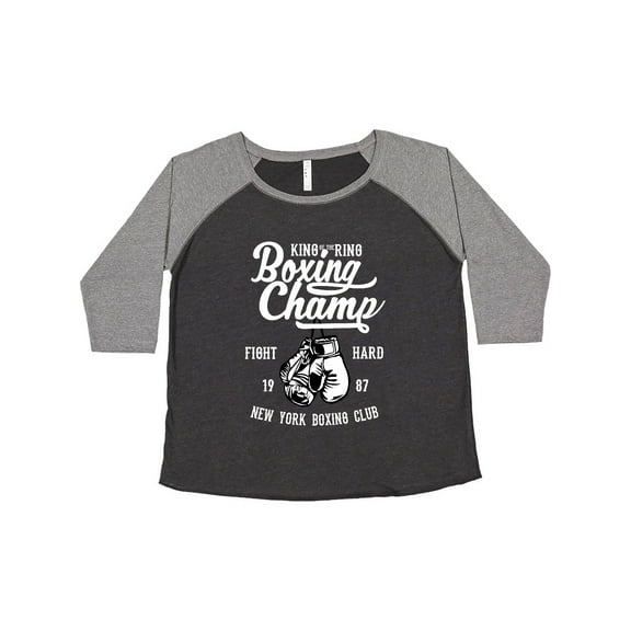 Inktastic Boxing Champ King of The Ring Women's Plus Size T-Shirt