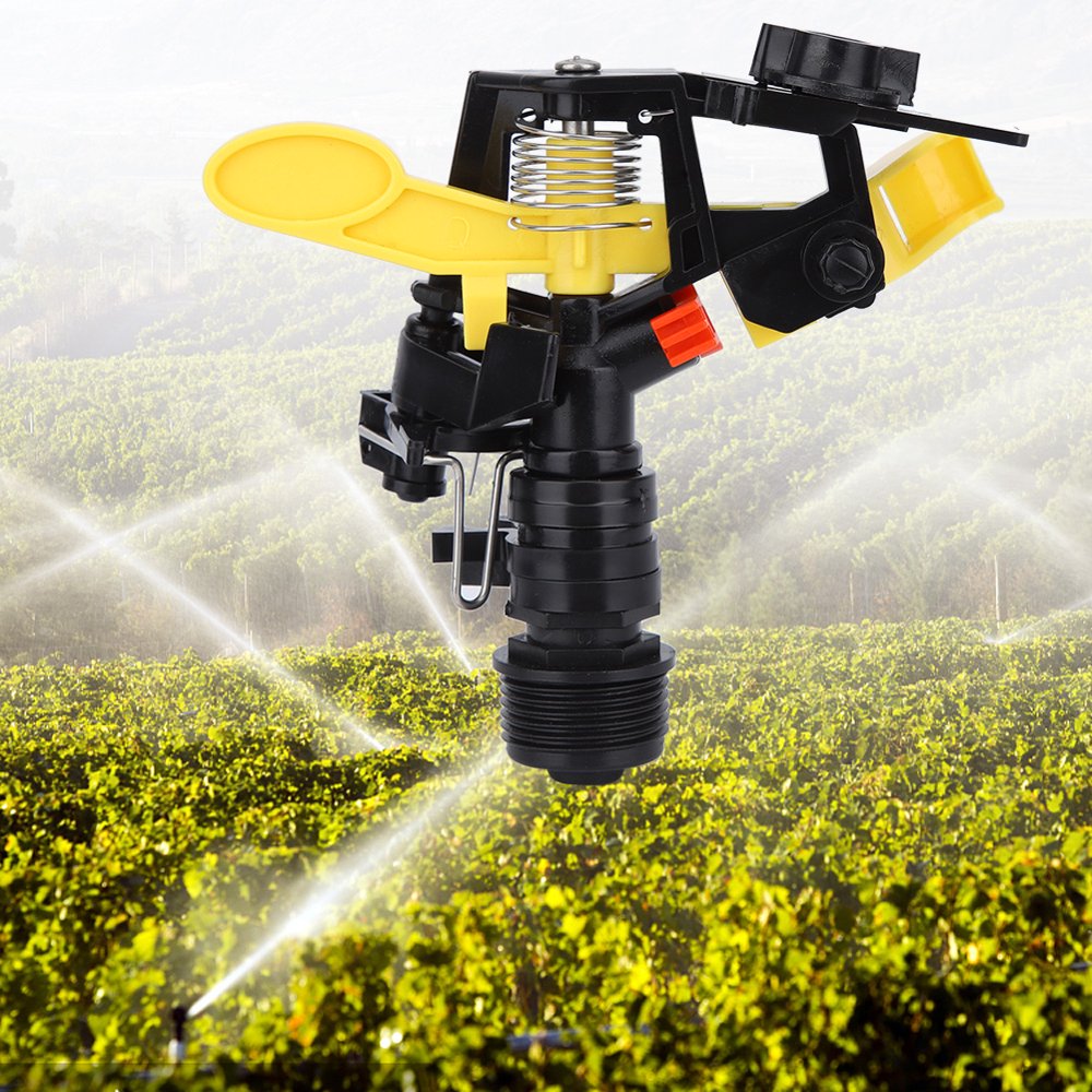 OTVIAP Plastic Adjustable Lawn Sprinkler Controllable Rocker Sprinkler