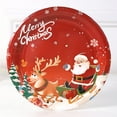 thumbnail image 6 of NSESSHome 30PCS Christmas Paper Plates Party Supplies, Christmas Tree Santa Claus Theme Party Supplies Disposable Paper Tableware for Decorations for Merry Christmas Serves, 6 of 6