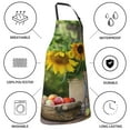 thumbnail image 5 of Kdxio Vintage Wooden Bucket Apron with Pockets Adjustable Kitchen Aprons for Men Women Waterproof Aprons for Cooking,Drawing,Crafting, Baking Household Cleaning, 5 of 8