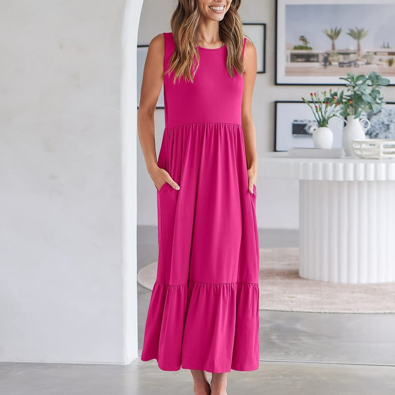 button back shift dress in beauchamps linen Crew Neon Pink Shift Dress Button-back Shift Dress In Beauchamps Linen Neon  Flamingo