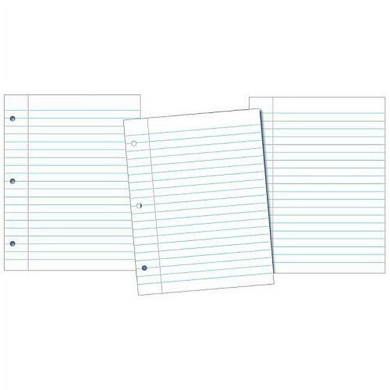 School Smart Sulphite Paper 3-Hole Punched Filler Paper, 8.5 x 11