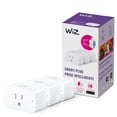 thumbnail image 1 of Enchufe Inteligente WiZ Conectado Wi-Fi 3 Paquetes, Control por Voz y Aplicación, 1 of 6