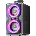 thumbnail image 1 of wonima11 Large Bluetooth Speaker: 240W Peak Powerful Loud Sound with Deep Bass, 15H Playtime, Fast Charge, TWS, Portable Wireless Speakers for Outdoor, Party, Beach, Backyard, Home, Outside (Silver), 1 of 1