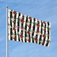 thumbnail image 2 of Lsque Rose Flowers Pattern Flag,Rose Flowers Printed Garden Flag 48 x 72 in - Double Sided Small Flags for Yard, 2 of 9