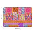 thumbnail image 5 of Pioneer Flower Floral Print Flannel Non Slip Door Rugs,Washable Door Mats Indoor,Decorative Door Mats,Dirt-Resistant and Absorbent Doormat for Entrance,Bedroom,Kitchen,Bathroom,23.5"x16", 5 of 5