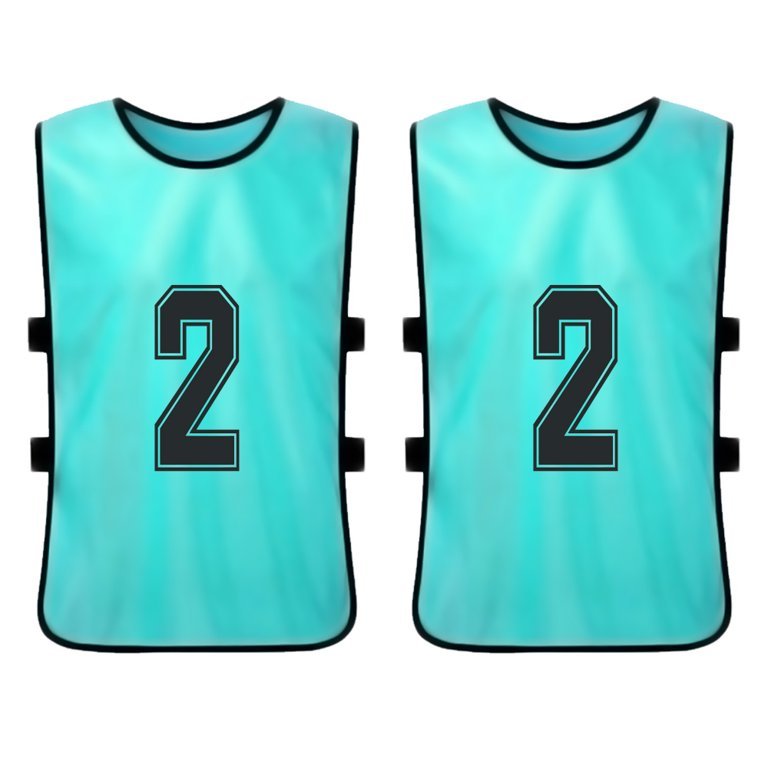 6PCS Kid's Football Pinnies Quick Drying Soccer Jerseys Youth