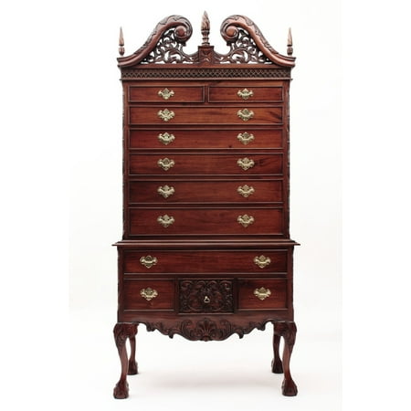Chippendale Highboy Dresser Walmart Com