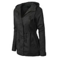 thumbnail image 3 of MixMatchy Women's Lightweight Military Safari Anorak Utility Hoodie Jacket, 3 of 7