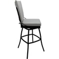 thumbnail image 3 of Outdoor or Indoor Bar Stool 30" Ofir without Arms - White - Black, 3 of 8