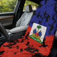 thumbnail image 3 of Bulopur Patriotic Front Car Seat Towel for Men Haitian Flag Foldable Car Seat Sweat Protector with Storage Bag for Vacation Sport Portable Fit SUV Sedan Truck 1pcs, 3 of 7