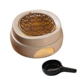 thumbnail image 1 of Calentador de tetera de cerámica, soporte para calentador de té con salvamanteles, perfecto para teteras de y tetera de cerámica, adecuado para Salvamanteles Bronce Baoblaze Vela calentador de tetera, 1 of 8
