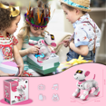 thumbnail image 2 of EASTIN Chien Robot Jouet Chien Robot pour Enfants avec Capteurs Tactiles Interactifs Animal Robot Chien Intelligent avec Mode de Programmation Chiot Robot Jouet Cadeau pour Enfants Garçons et Filles Parfait pour l'Âge des Enfants, 2 of 6