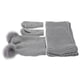 thumbnail image 1 of Gorro Para Niños, Bufanda Infantil De Material De Lana De Textura Suave Y Cómoda A Prueba De Viento Y Cálido, Para Niños Y Bebés ANGGREK Gris, 1 of 8