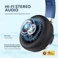 thumbnail image 3 of Auriculares supraaurales COOSII AC01 con cable y micrófono negro y azul, 3 of 6