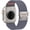 Blue Gray, variant on BANDOVA Black Rugged Nylon Apple Watch Bands for Men , 26mm Wide Parachute Clasp Sport Strap 38/40/41/42mm