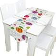 thumbnail image 5 of SKYSONIC Table Runner Happy Easter Symbols Washable Table Cloth Runner for Holiday Home Wedding Table Top Decoration 13x90 Inches, 5 of 5