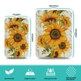 thumbnail image 5 of 2 Pack Washable Rubber Sunflower Cute Floral Dish Drying Mats for Kitchen Counter Home Large Coffee Bar Pad Accessories and Decor for Utensils Stemware (2pcs 18''x24''+19.5''x12''), 5 of 6