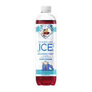 Sparkling Ice, Cranberry Frost Sparkling Water, Zero Sugar Flavored Water, with Vitamins and Antioxidants, Low Calorie Beverage, 17 Fl Oz (Pack of 12)