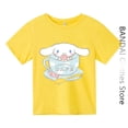thumbnail image 1 of Camiseta de Anime Cinnamoroll para niños y niñas, ropa para niños, Tops de dibujos animados, conjunto de camiseta de Hello Kitty Sanrio, camisetas de manga corta para mujer, 1 of 4