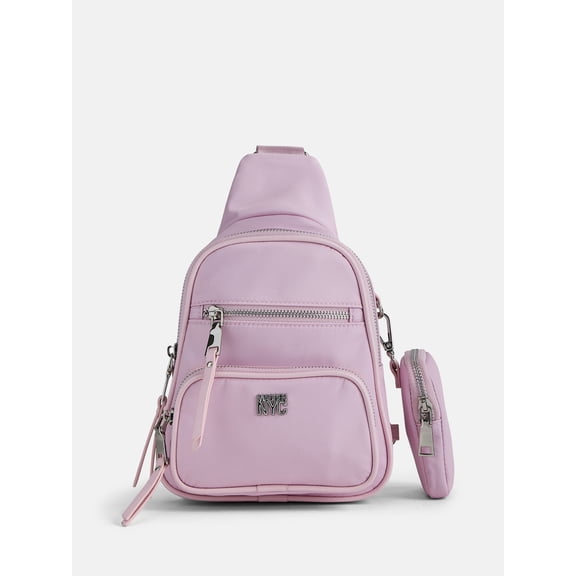Madden NYC Women's Sling Bag, Pink
