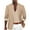 Khaki, variant on Mens Casual Blazer Suit Jacket One Button Lightweight Sport Coats