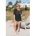 thumbnail image 4 of Camisa BANGELY Western con bordado en punto de bota para mujer, gris, 4 of 5