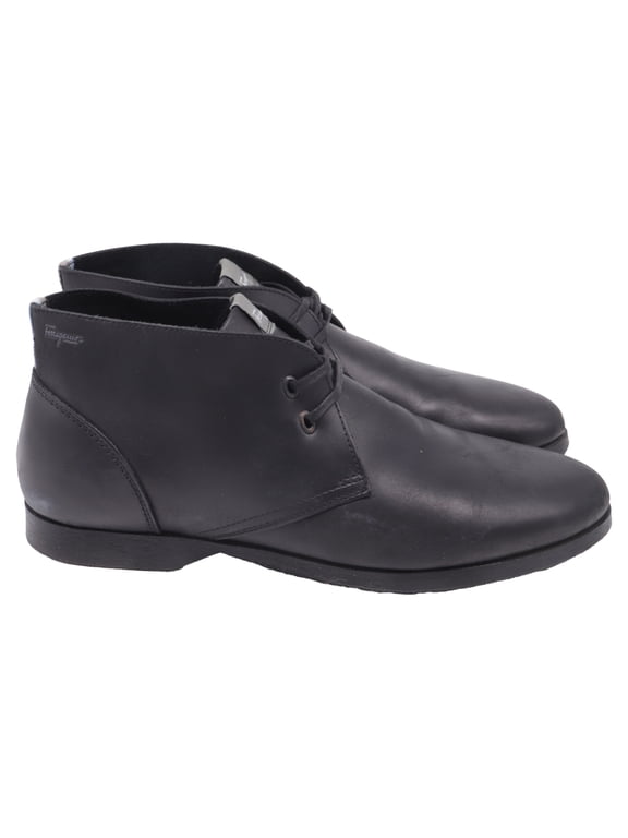 Pre-Owned Ferragamo World Chukka Ankle Boots in Black Leather