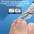thumbnail image 6 of Nail Clippers, Toenail Clippers, Precision Stainless Steel Deadskin Trimming Tool for Ingrown Nails and Cuticles, Ergonomic Comfortable Grip, Rust-Resistant Durable Household Foot Care Instrument, 6 of 9