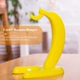 thumbnail image 5 of Colgador de plátanos Soporte para árbol de plátanos Amarillo Soporte de exhibición de plátanos moderno Gancho para almacenamiento de frutas en el mostrador de la cocina, Modelo: Amarillo, 5 of 5