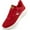 Red, variant on Ablanczoom Womens Sneakers :Breathable Mesh No-Slip Runing Shoes Women Tennis Sport Walking Footwears Athletic