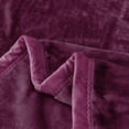 thumbnail image 5 of JML Flannel Fleece Blanket,Soft 1 Ply Lightweight Bed Blanket,Purple, King (85"x 94"), 5 of 6