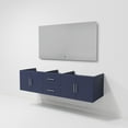 thumbnail image 6 of Lexora Home Geneva 72" Double Vanity with LED Mirrors in Navy Blue, 6 of 11