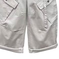 thumbnail image 5 of Coerni Teen Girls Wide Leg Cargo Pants Elastic Waist Straight Leg Trousers Fashion Y2K Hip Hop Streetwear Muti Pockets, 5 of 6