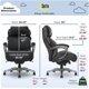 thumbnail image 2 of Big and Tall Executive Office Chair AIR Technology and Smart Layers Premium Elite Foam Supports up to 350 Pounds Bonded Leather My Lux Decor Round, 2 of 6