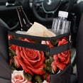 thumbnail image 6 of Rose Mini Trash Can for Car: Foldable, with Lid, Leak-Proof, and Hanging Storage Bag, 6 of 6