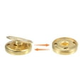 thumbnail image 3 of Uxcell Snap Buttons, Copper Sew-on Press Button Fastener Golden, 3 of 5