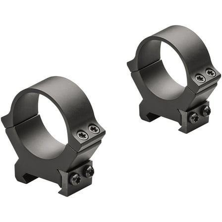 Leupold 174083 PRW2 Ring Set 30mm Diam Low Steel Black Matte