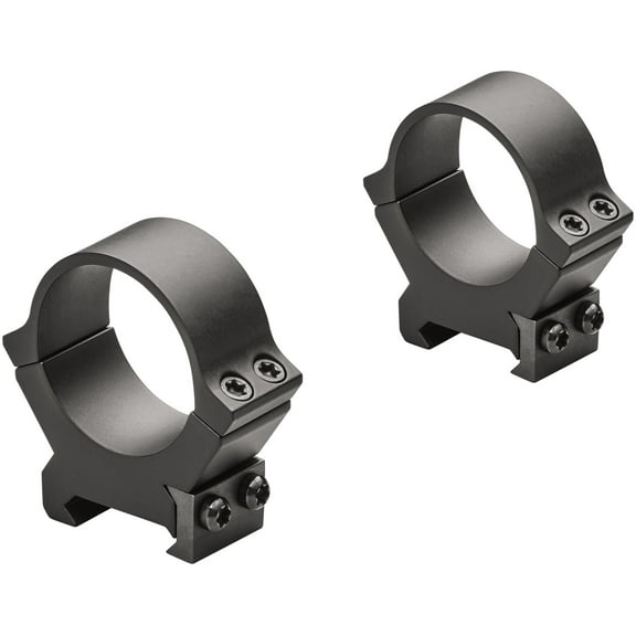 Leupold 174083 PRW2 Ring Set 30mm Diam Low Steel Black Matte