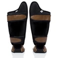 thumbnail image 4 of Espinilleras Fairtex SP8 Muay Thai Syntek de piel, color marrón, 4 of 5
