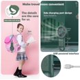 thumbnail image 4 of Nano Mist Fan, Mist Mist Fan, Nano Handheld Mist Fan con 2 botones (verde militar), 4 of 5