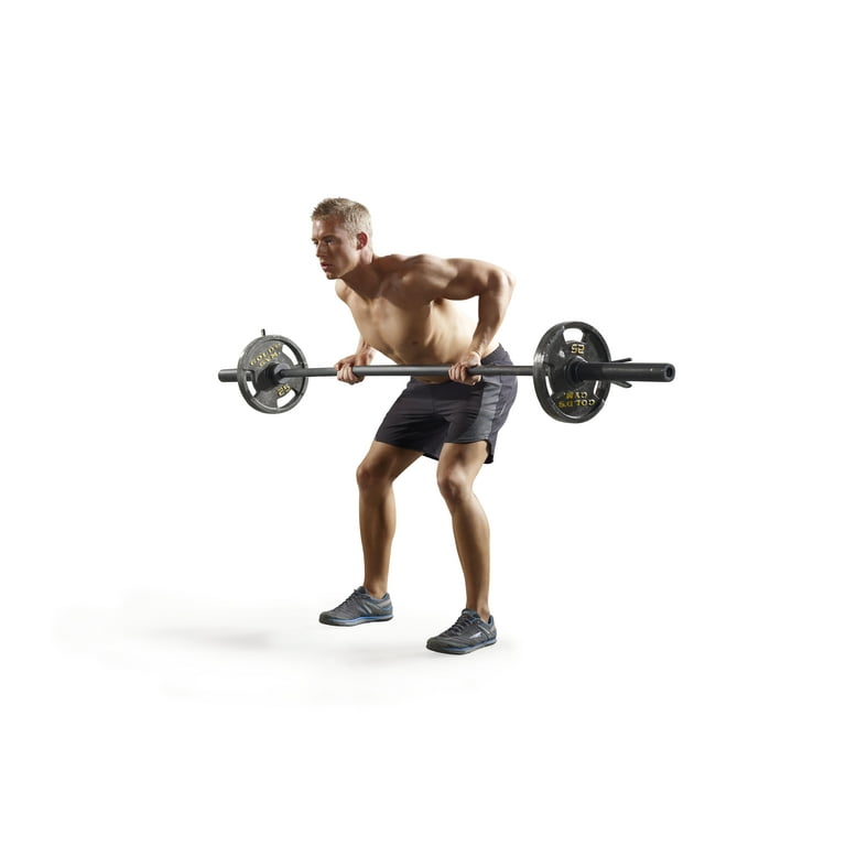 Gold gym online barbell set