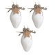 thumbnail image 1 of Bolas de Navidad decorativas para colgar en el árbol, espuma blanca como la nieve (gotas de agua), 3 uds., 1 of 5