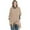Khaki, variant on Ediodpoh Womens Fashion Fringe Bat Sleeve Sweater Pullover Striped Cape Hooded Sweater Shawl Top for Winter Green