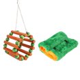 thumbnail image 3 of Funny Birds Toy Crawling Swing Hanging Cage for Parrot Hamster, 3 of 12