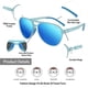 thumbnail image 5 of Gafas de Sol Polarizadas Tipo Aviador con Protección UV400 Retro Jefoo, 5 of 9