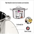 thumbnail image 3 of Gourmet Edge 203012 Marmite en Acier Inoxydable 12 qt. 18-10, 3 of 4