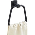 thumbnail image 2 of Anneau Porte-Serviettes Noir Mat pour Salle de Bain, Cuisine Support Mural en Acier Inoxydable Robuste, 2 of 7
